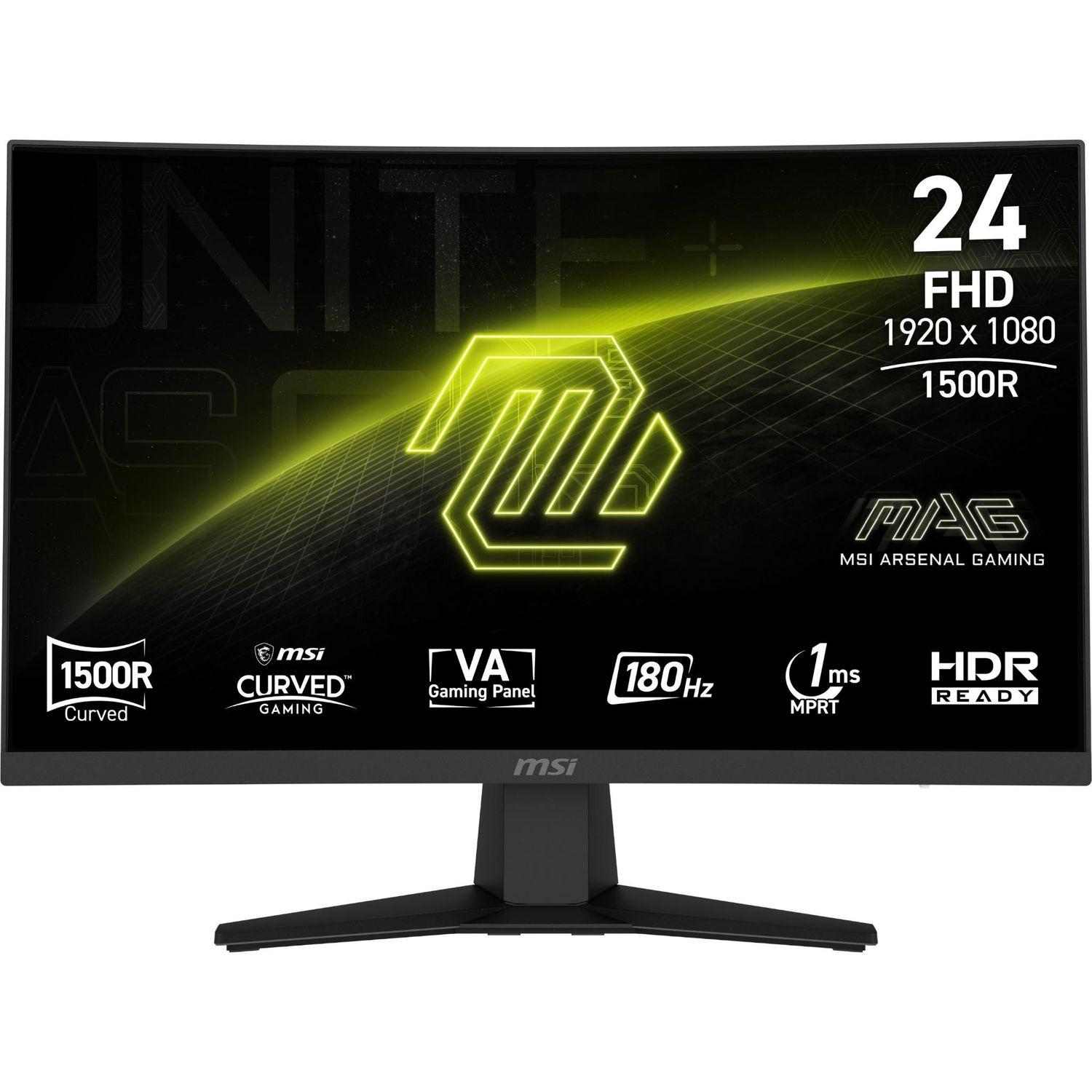 MSI MAG 244C 24' 180Hz FHD Curved Gaming Monitor