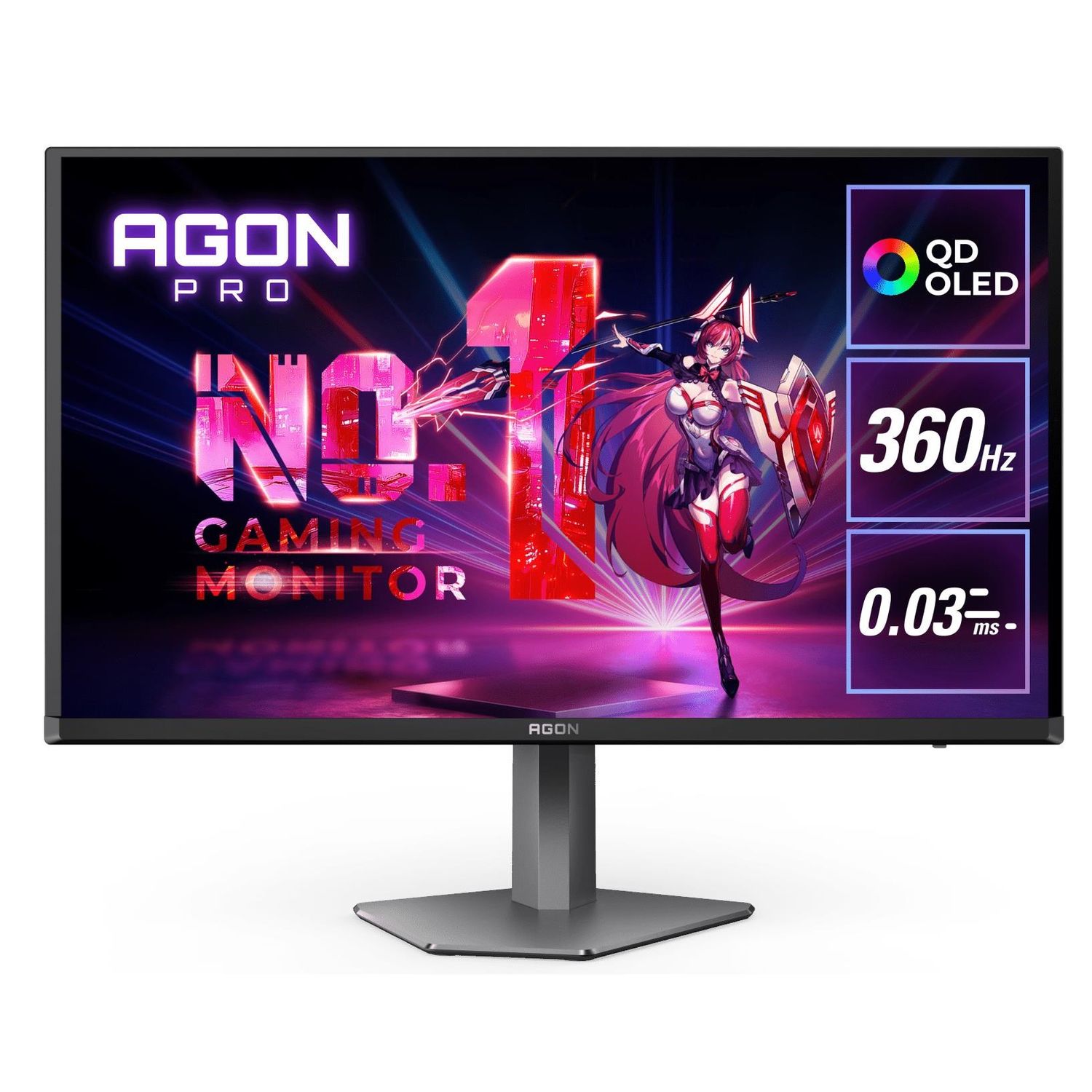 AOC AG276QSD AGON 26.5' QHD 360Hz QD-OLED Gaming Monitor