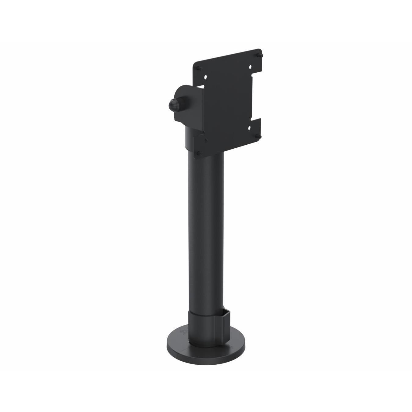 Spacepole SPV1102-FX-02 VESA 75/100 Pole Mount Top Screen Mount (Black)
