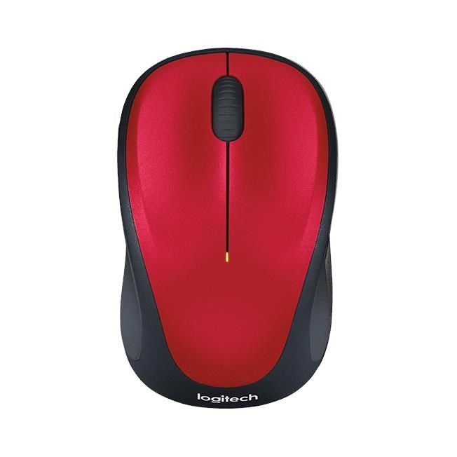 Logitech M235 Wireless Mouse (Red)