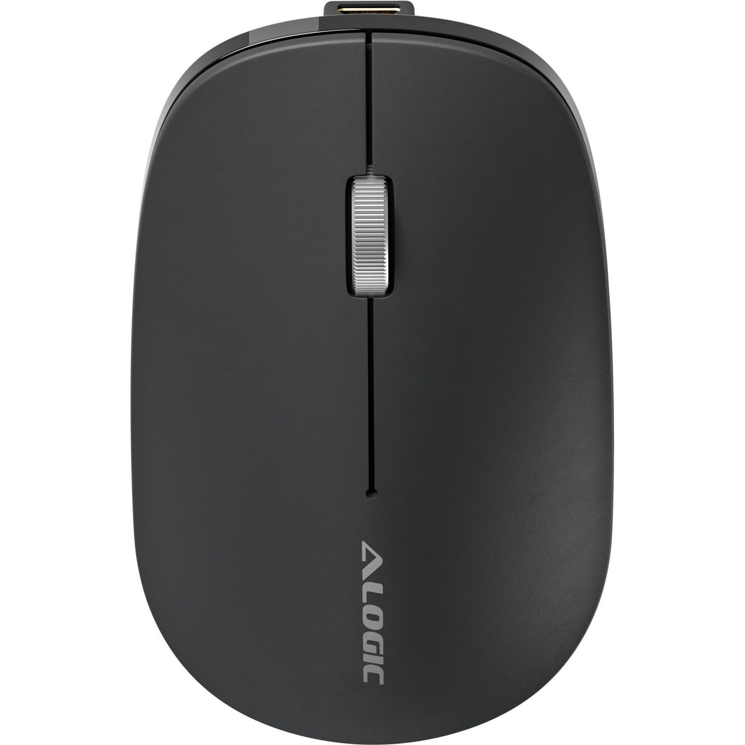 Alogic Echelon Bluetooth USB-C Rechargeable 4 Keys Mouse (Black)