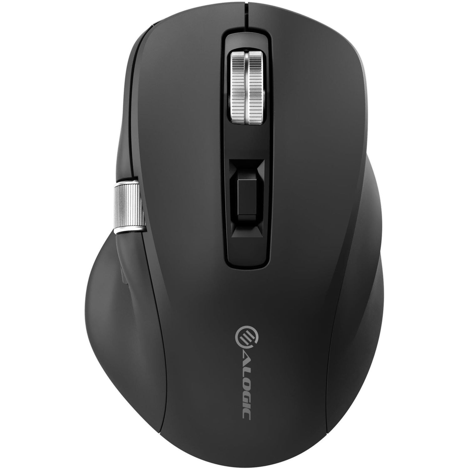 Alogic Apex Bluetooth USB-C Rechargeable 7 Keys Programmable Mouse (Black)