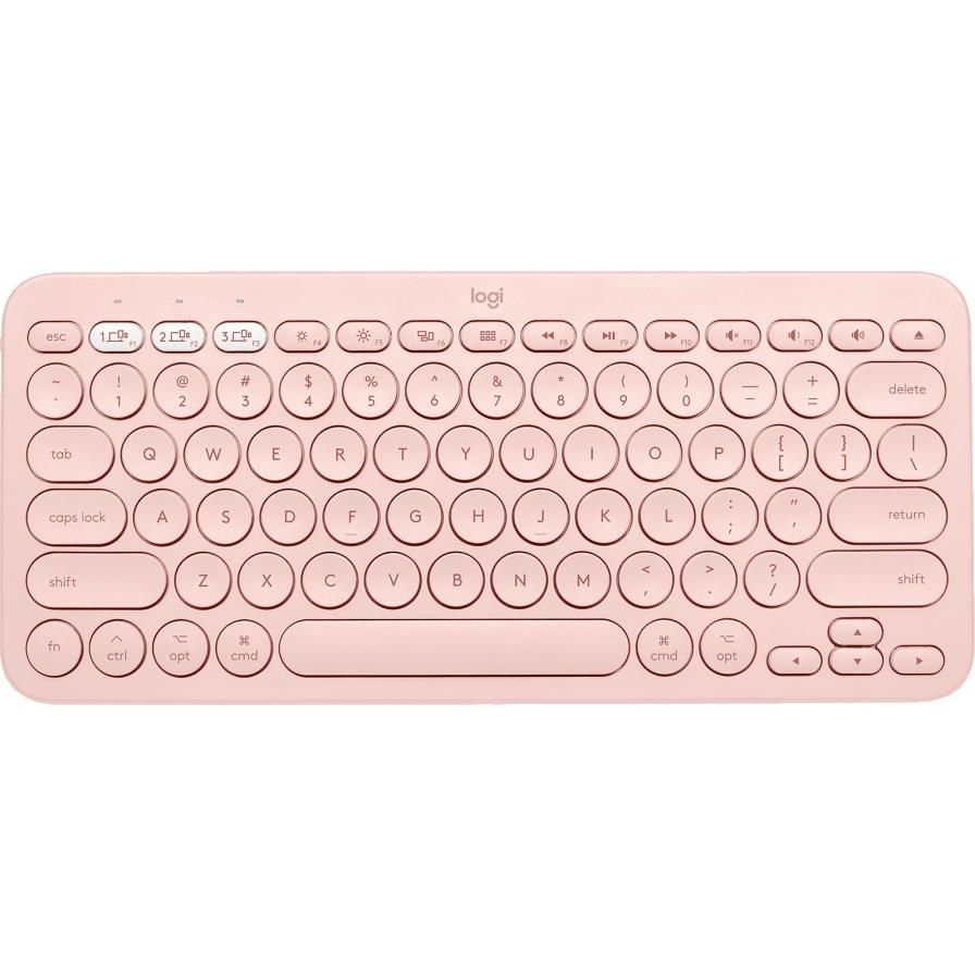 Logitech K380 Bluetooth Multi-Device Keyboard for Mac (Rose)