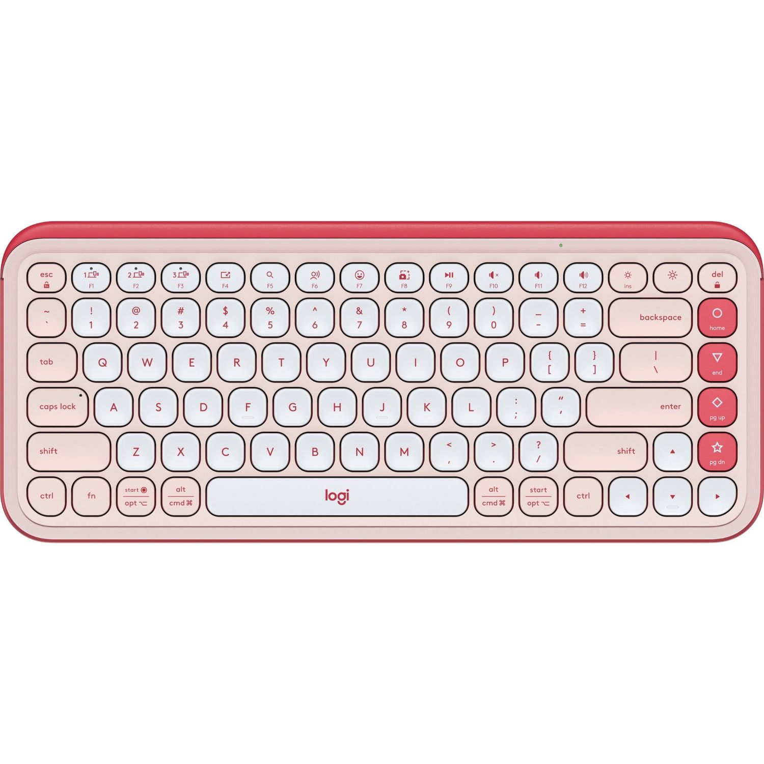 Logitech POP Icon Keys Wireless Keyboard (Rose)