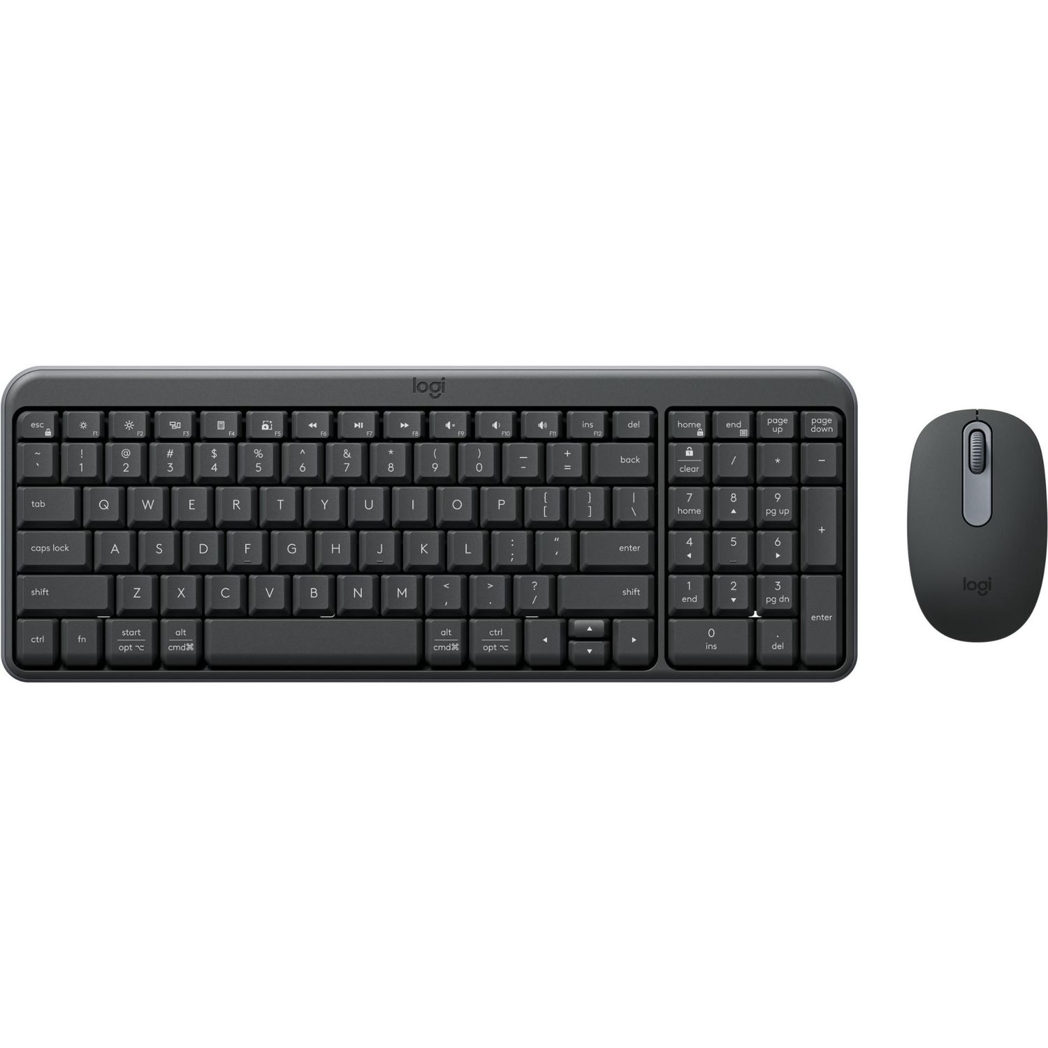 Logitech MK250 Bluetooth Keyboard and Mouse Combo (Graphite)