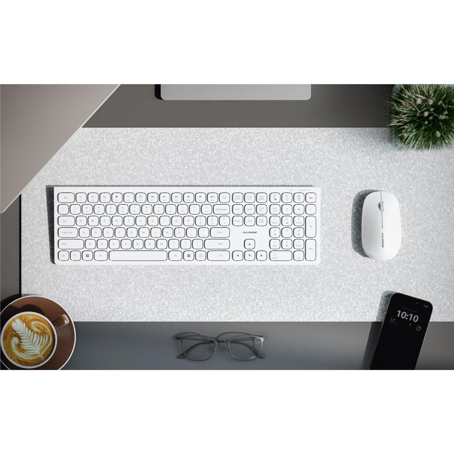 Alogic Echelon Bluetooth Full Size Keyboard + Mouse Combo