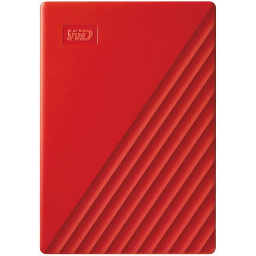 WD My Passport 2TB Portable Hard Drive USB 3.0 [2019] (Red)