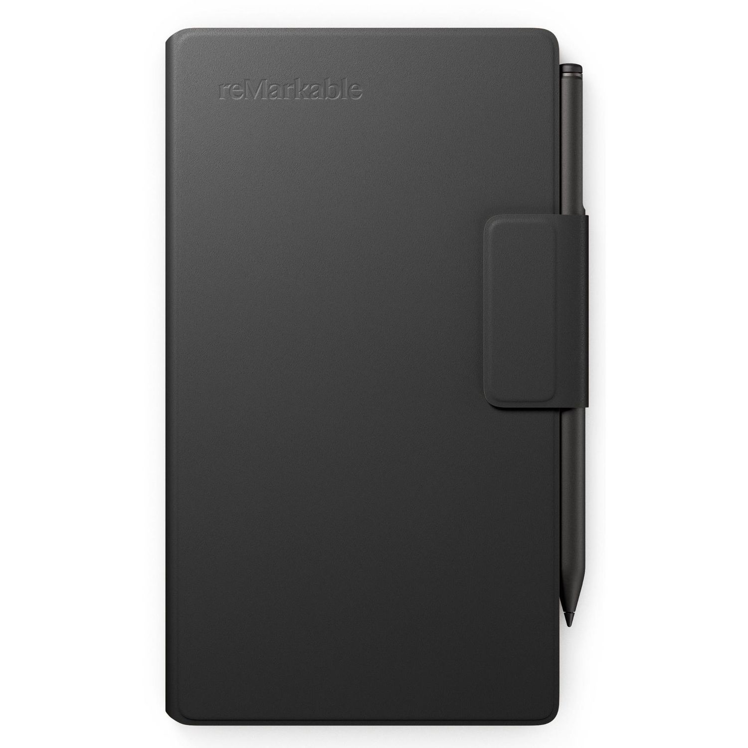 reMarkable Premium Leather Book Folio for reMarkable Paper Pro Move (Black)