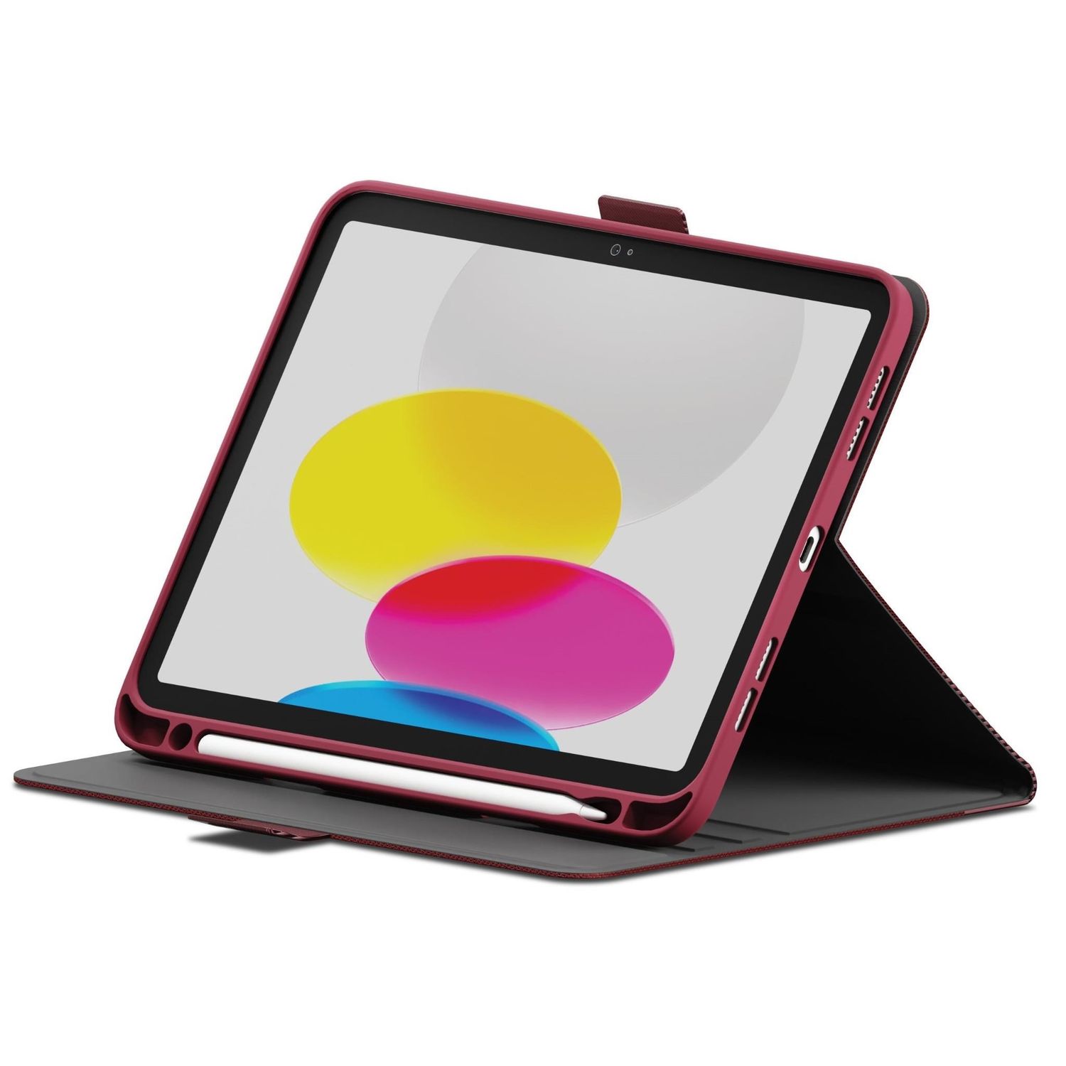 Cygnett TekView Case for iPad A16/10.9' 10th Gen (Cherry Rose)