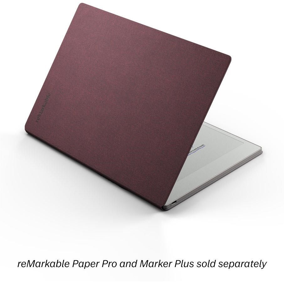 reMarkable BookFolio Pro Mosaic Weave for Remarkable Paper Pro (Burgundy)