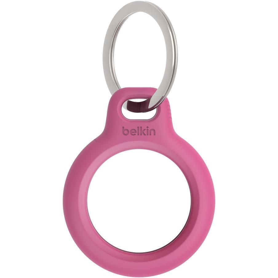 Belkin Secure AirTag Holder with Keyring (Pink)