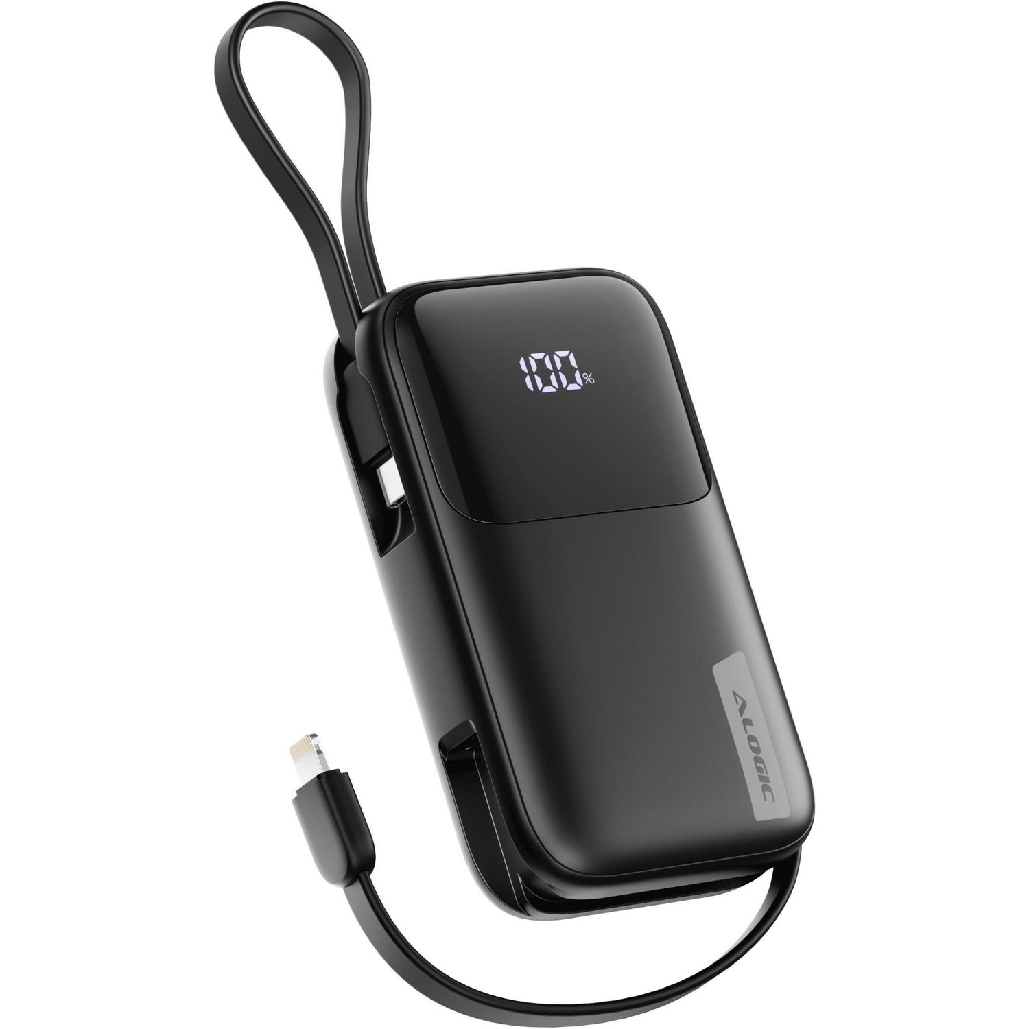 ALOGIC 10K 20W Tandem Powerbank with USB-C &amp; Lighting (Black)