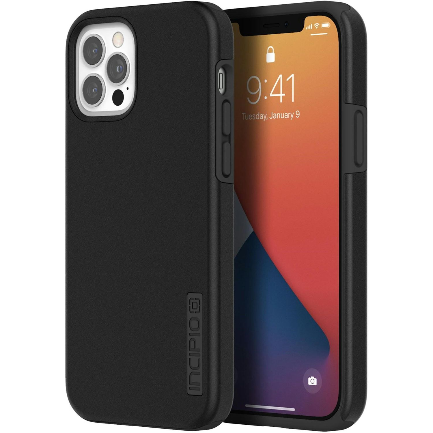 Incipio DualPro Classic Case for iPhone 12/12 Pro (Black)