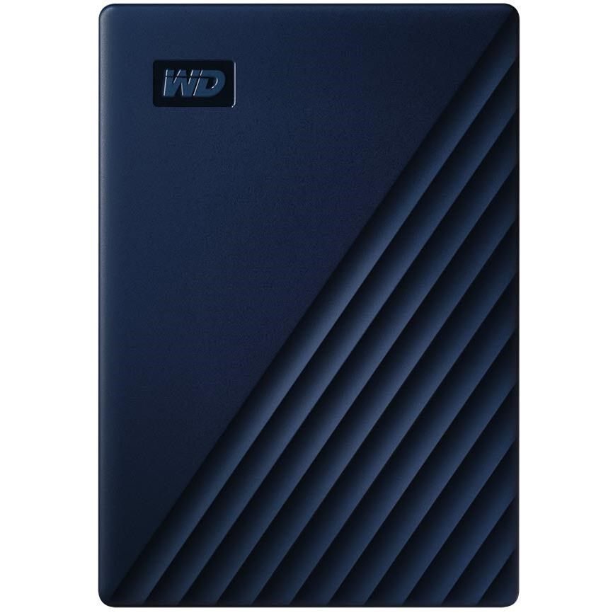 WD My Passport 4TB Portable Hard Drive for Mac [2019](Midnight Blue)