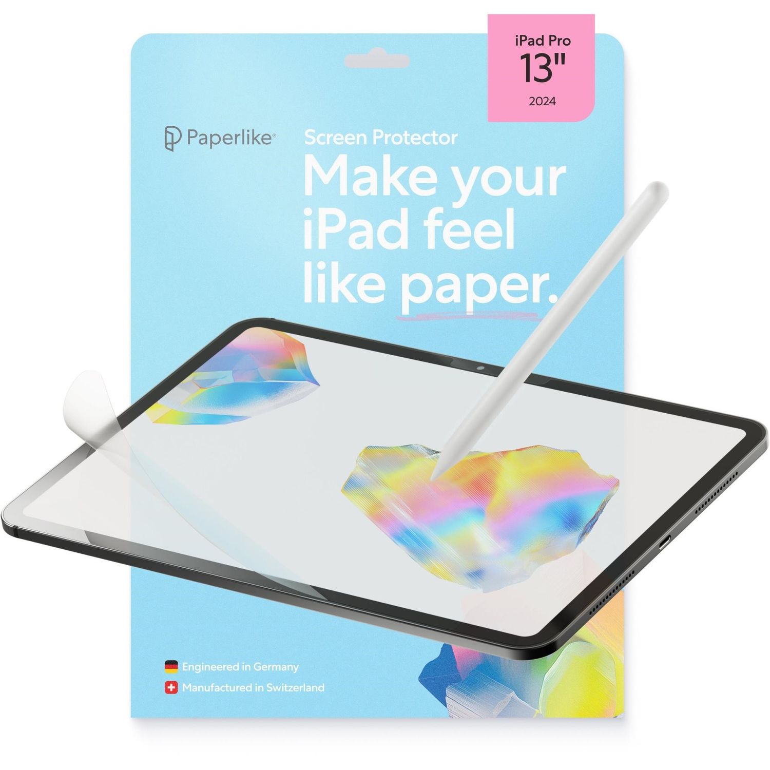 Paperlike Screen Protector v3.0 for iPad Pro 13' (M4. M5) &amp; iPad Air 13� (M2. M3. M4)