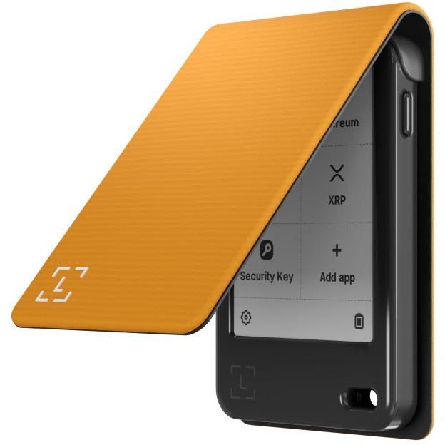 Ledger Nano Gen5 Magnet Folio Case (Bitcoin Orange)