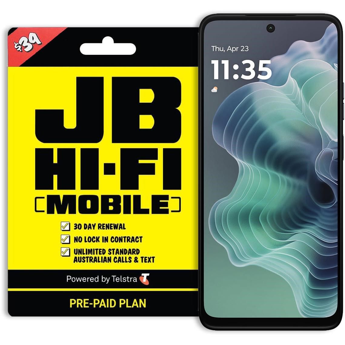 JB Hi-Fi Mobile Motorola moto g35 5G 128GB + SIM Starter Kit