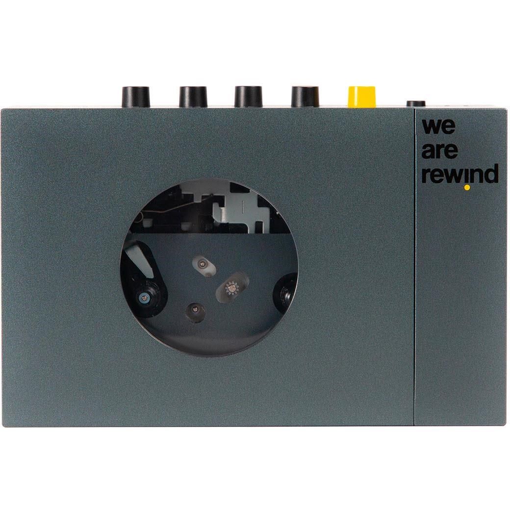 We Are Rewind Portable Bluetooth Cassette Player (Keith Black)