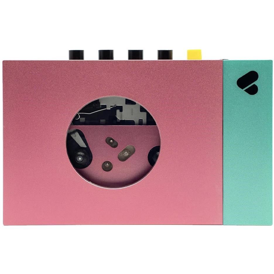 We Are Rewind Portable Bluetooth Cassette Player (Edith Pink &amp; Green)