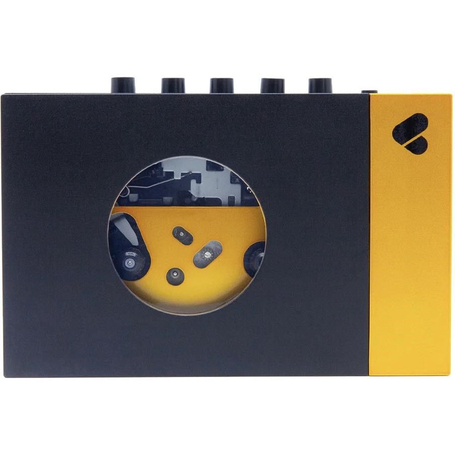 We Are Rewind Portable Bluetooth Cassette Player (Amy Black &amp; Yellow)