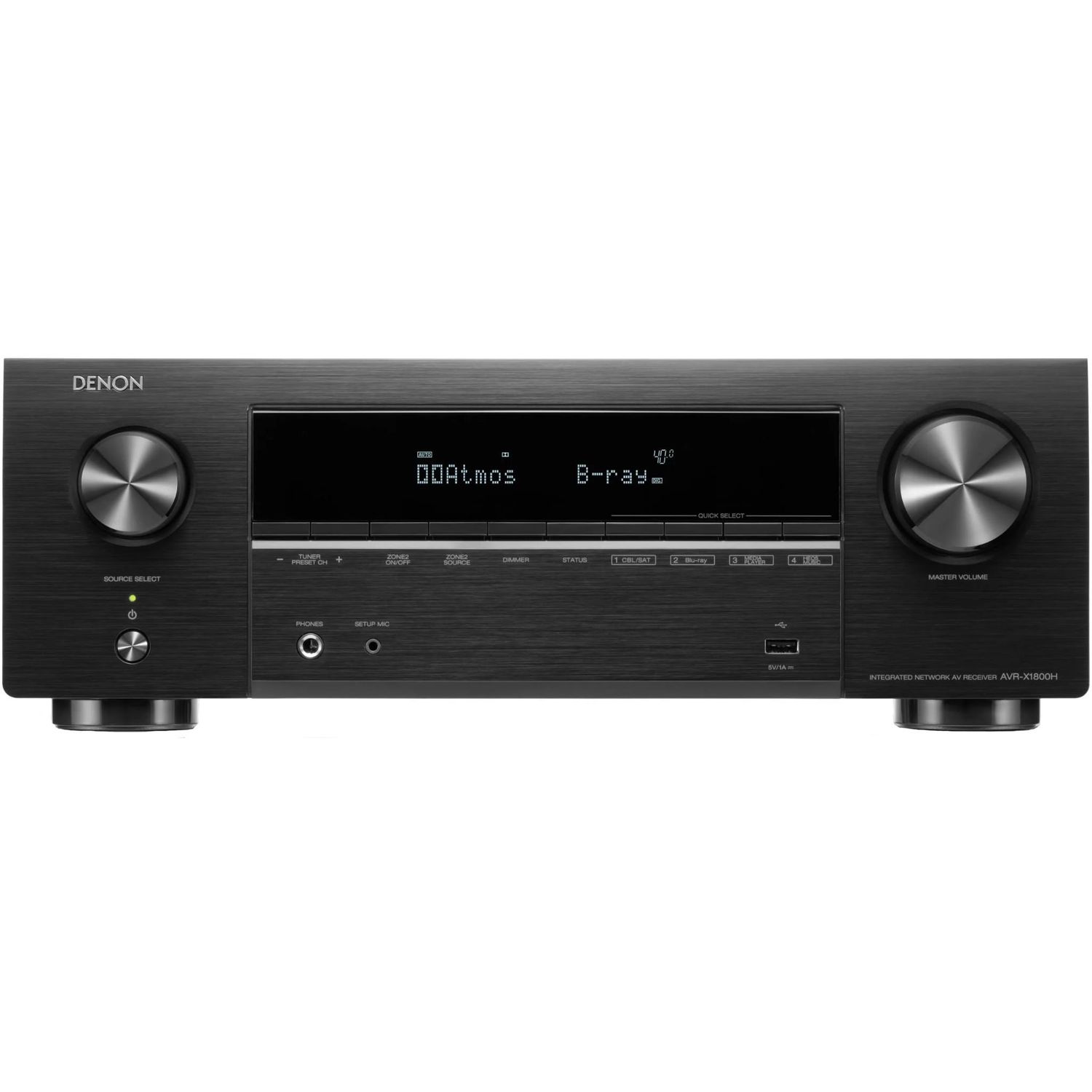 Denon AVRX1800H 7.2 Channel AV Reciever with HEOS