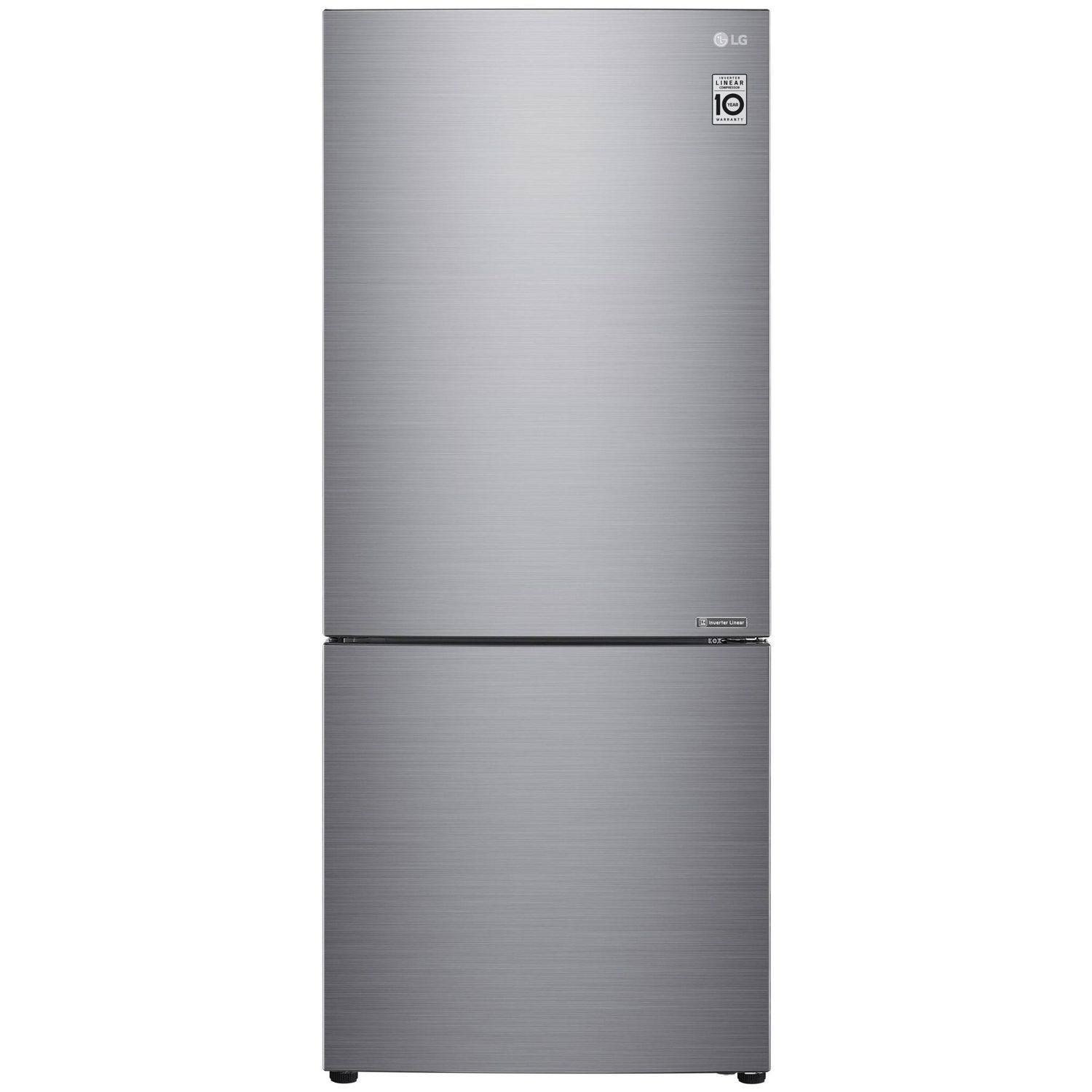 LG GB-455PL 420L Bottom Mount Fridge (Stainless Steel)