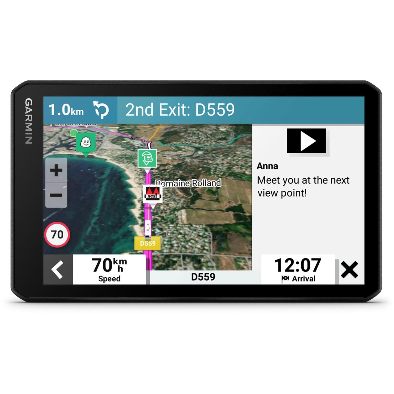 Garmin RVcam 795 MT-S Navigation with Built In Dash Camera