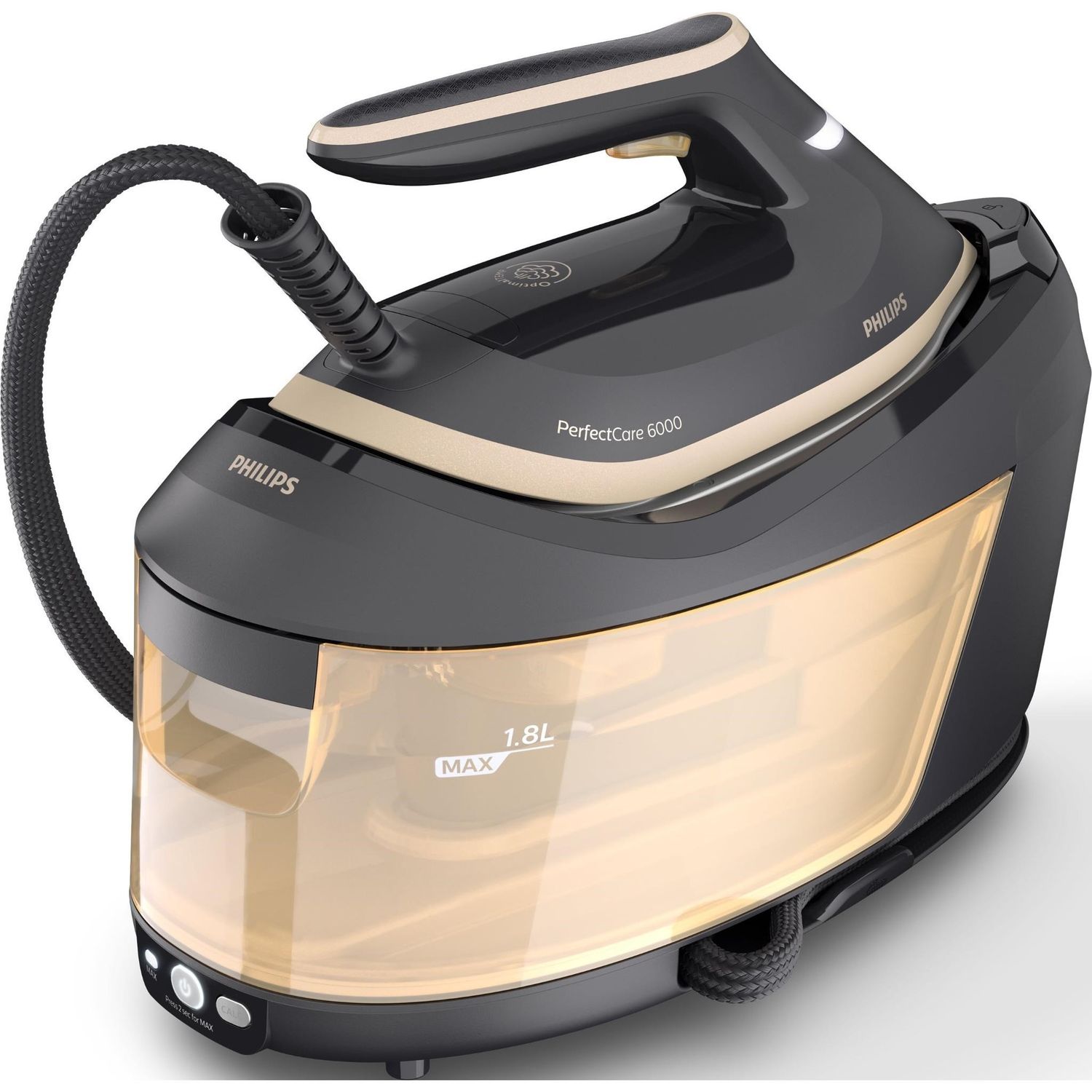 Philips PerfectCare 6000 Series Steam Generator (Black/Gold)
