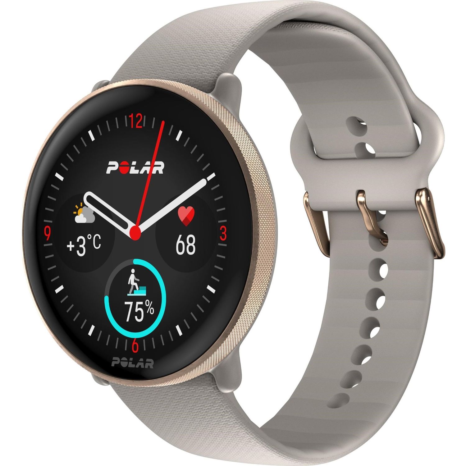 Polar Ignite 3 Smart Watch (Greige Sand)