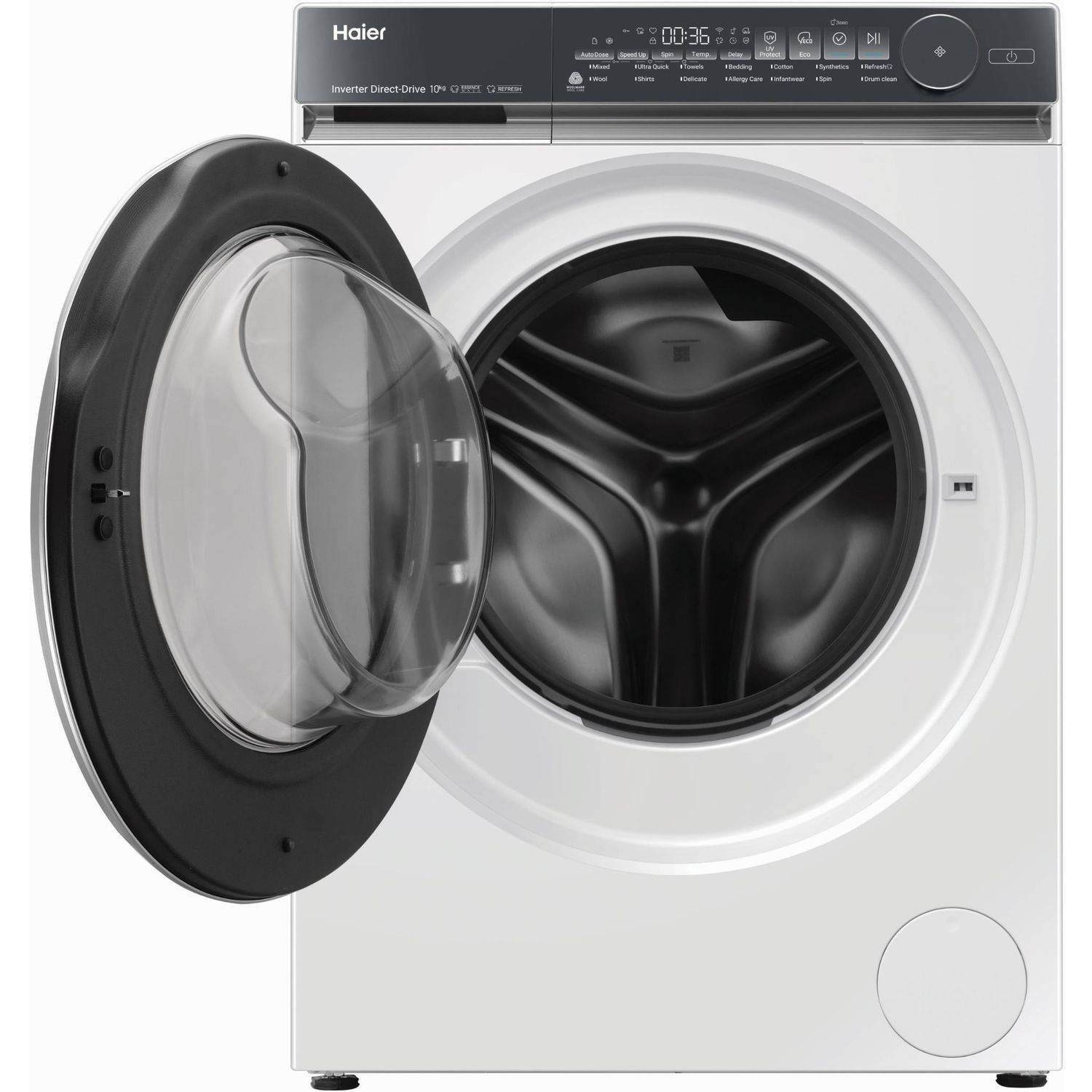 Haier HWF10NW1 10kg 500 Series Front Load Washer (White)