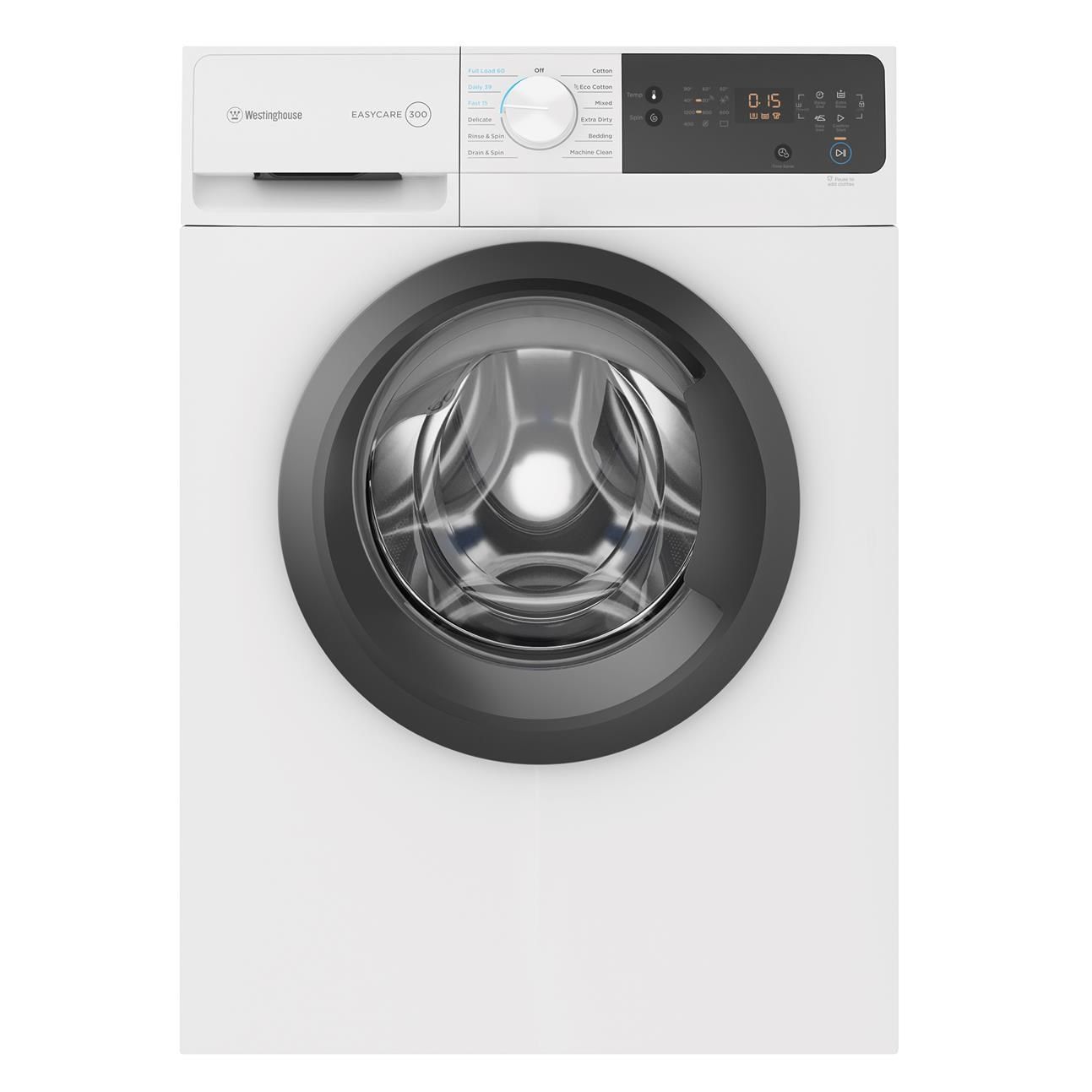 Westinghouse WWF7524N3WAS EasyCare 300 Series 7.5kg Front Load Washer