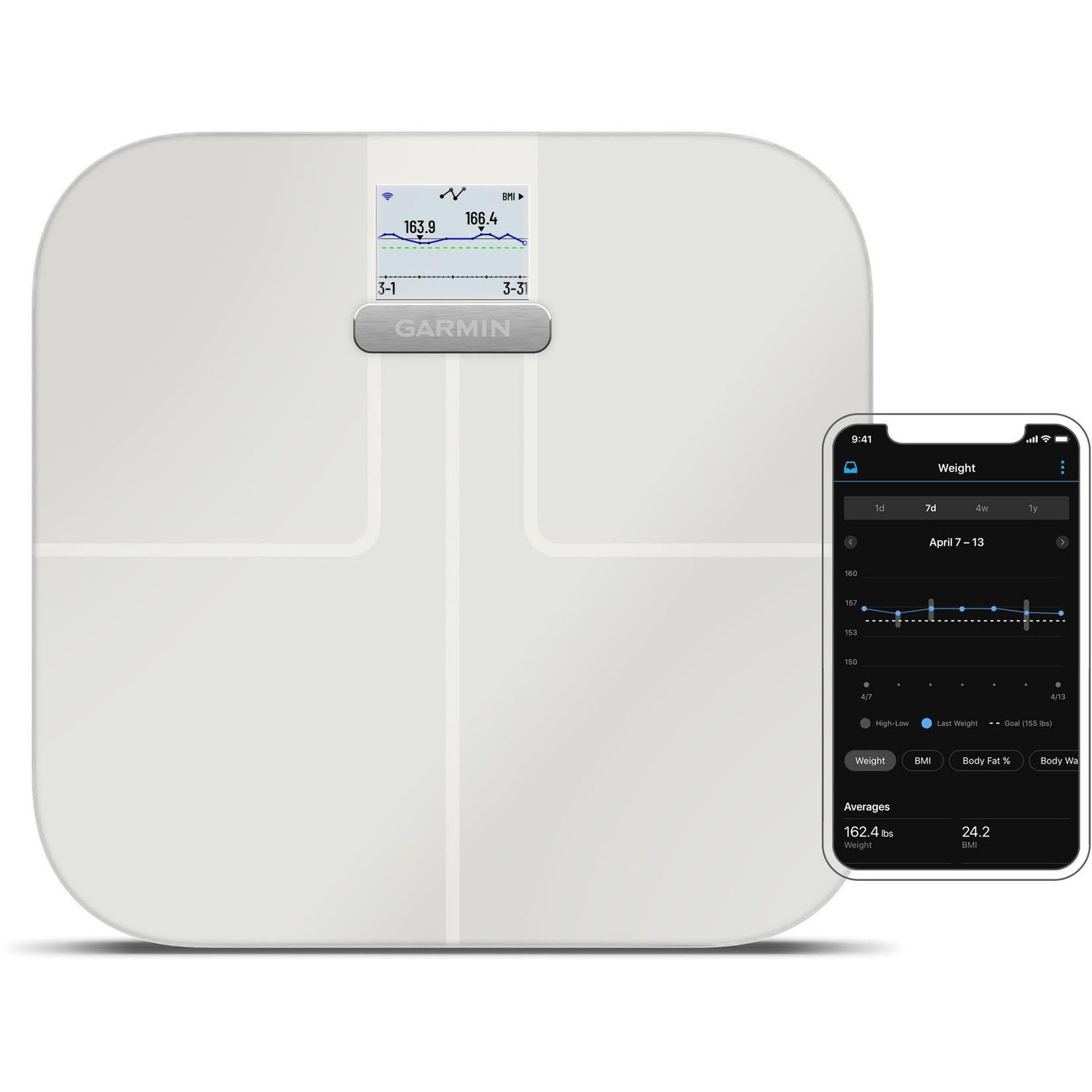 Garmin Index S2 Smart Scales (White)
