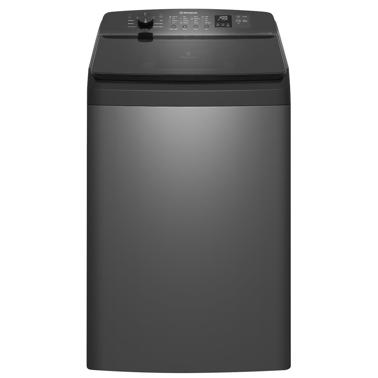 Westinghouse WWT9084C7SA 9kg EasyCare Top Load Washing Machine (Dark Onyx)