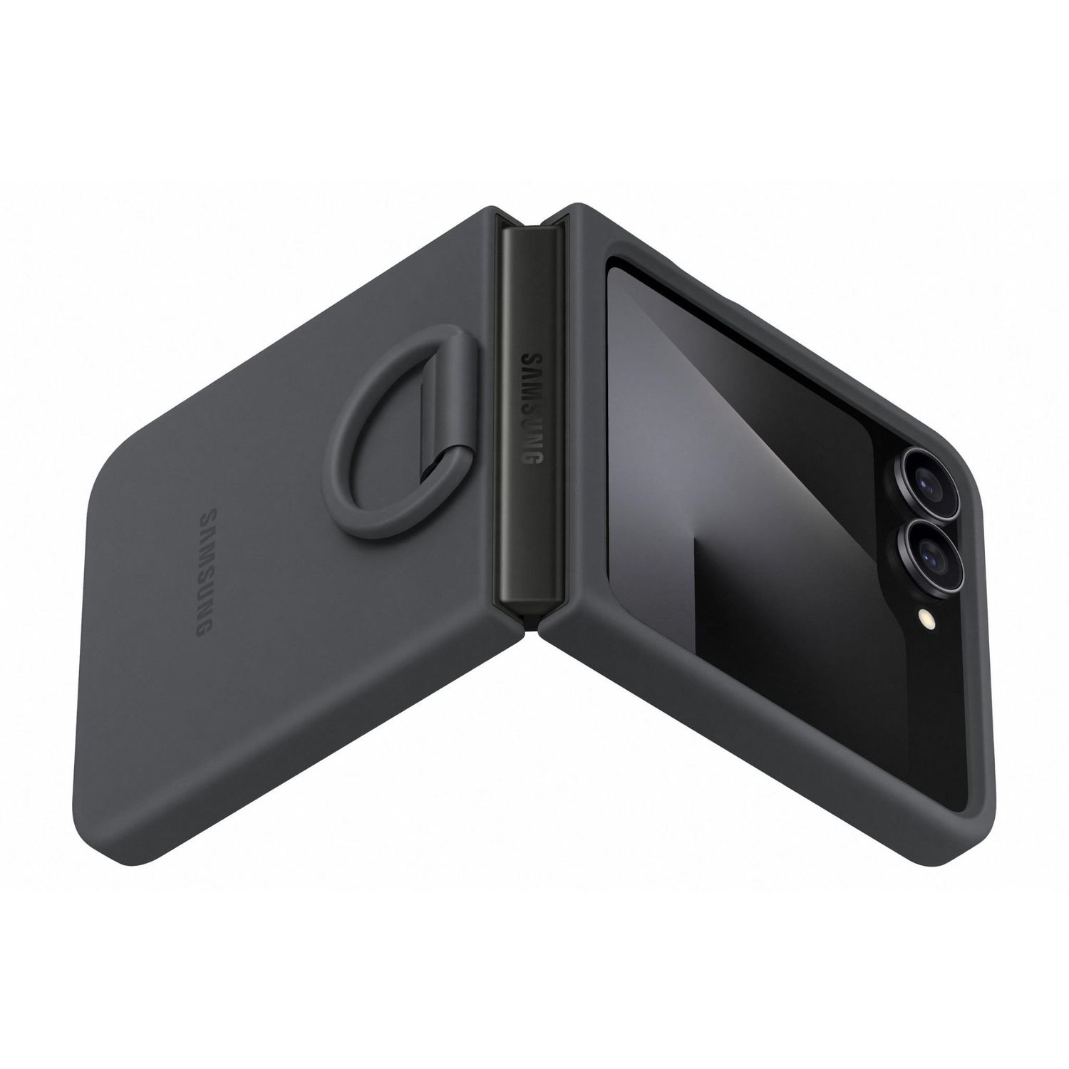 Samsung Silicone Ring Case for Galaxy Z Flip7 FE (Black)