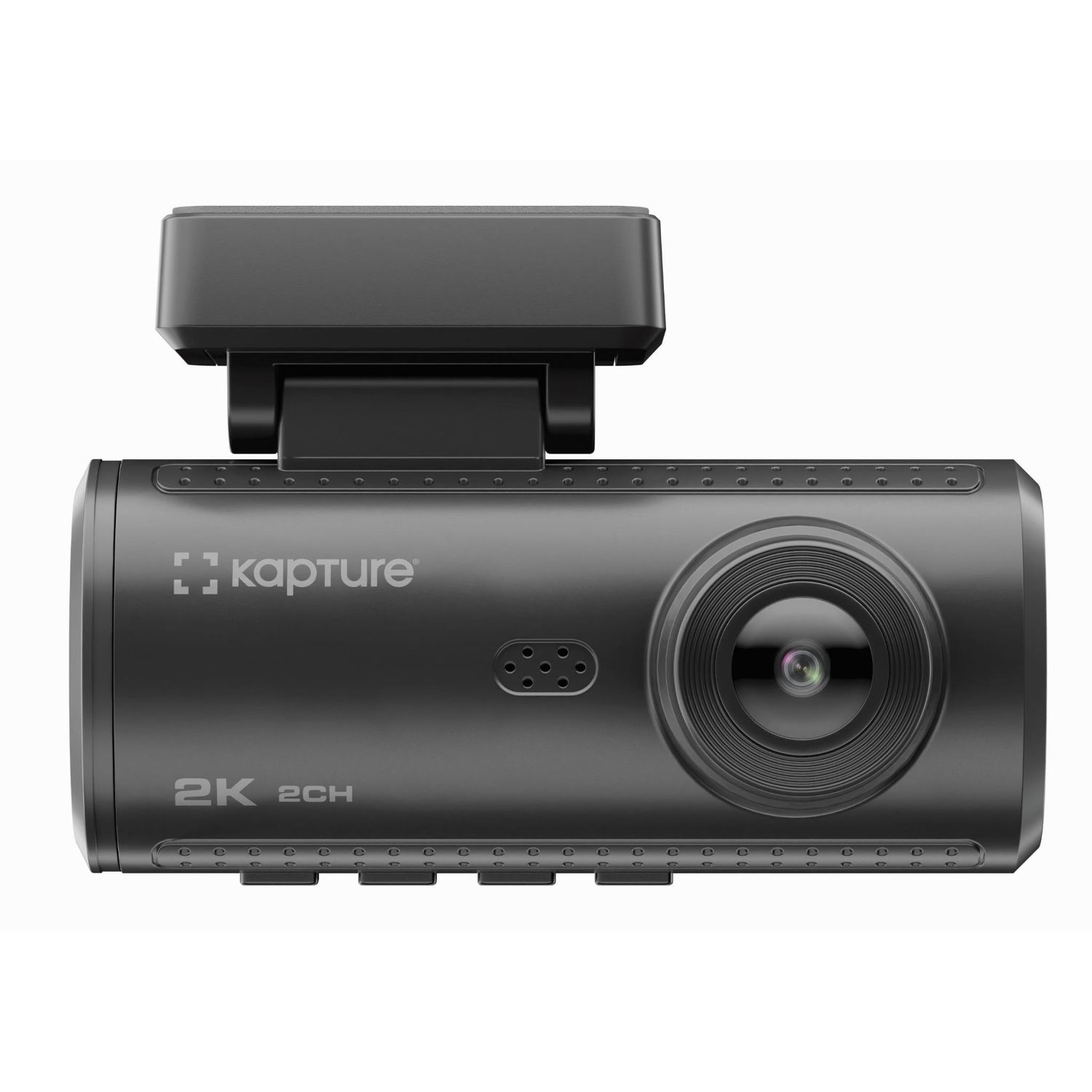 Kapture KPT-1124 2K Front &amp; 1080p Rear Dash Camera with 3.2' Screen GPS Logger