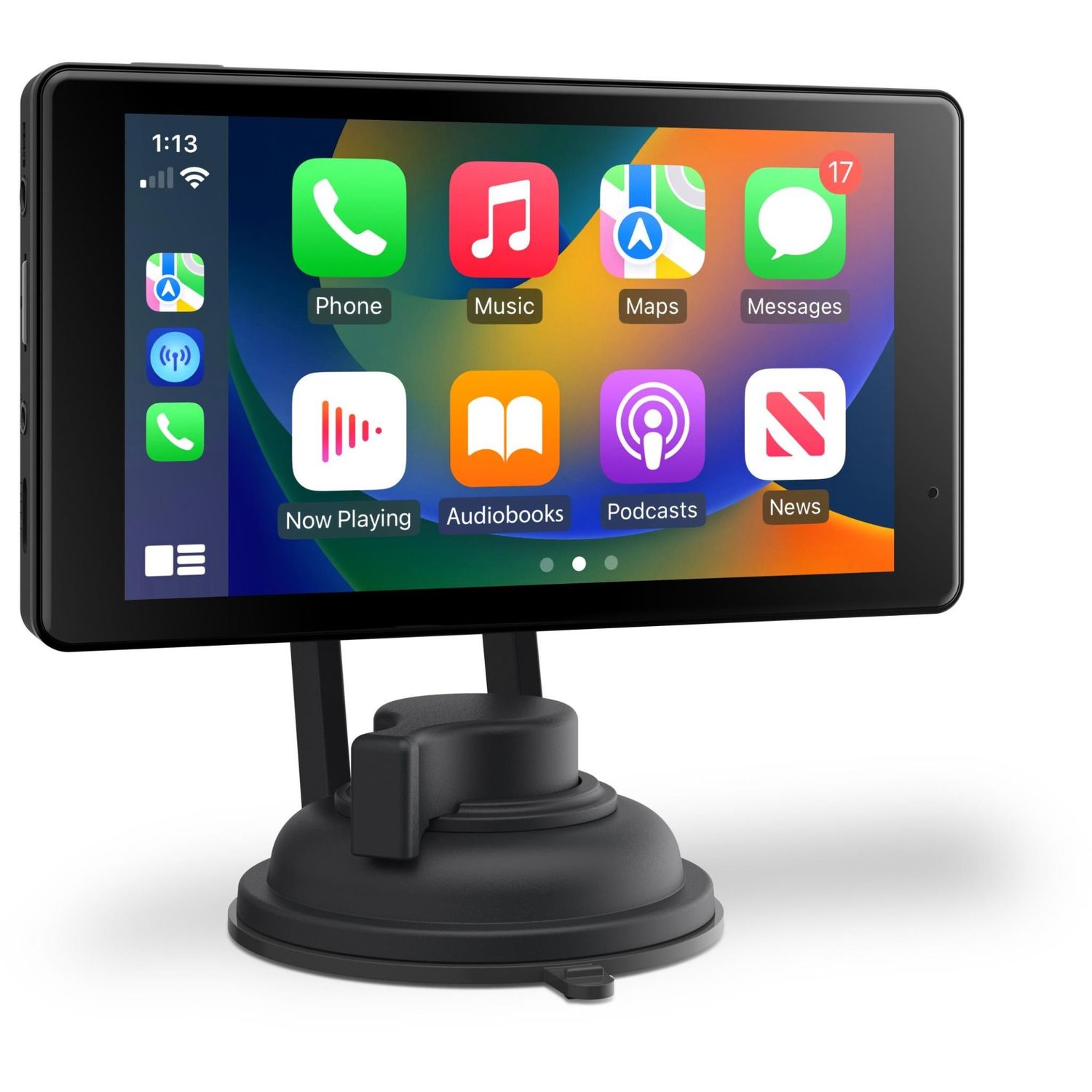 Kapture KPT-W51 Wireless 5' Apple Carplay Android Auto Navigation with Dash Camera