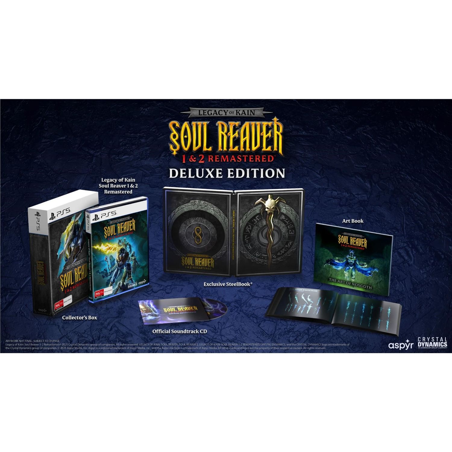 Legacy of Kain: Soul Reaver 1 &amp; 2 Remastered Deluxe Edition