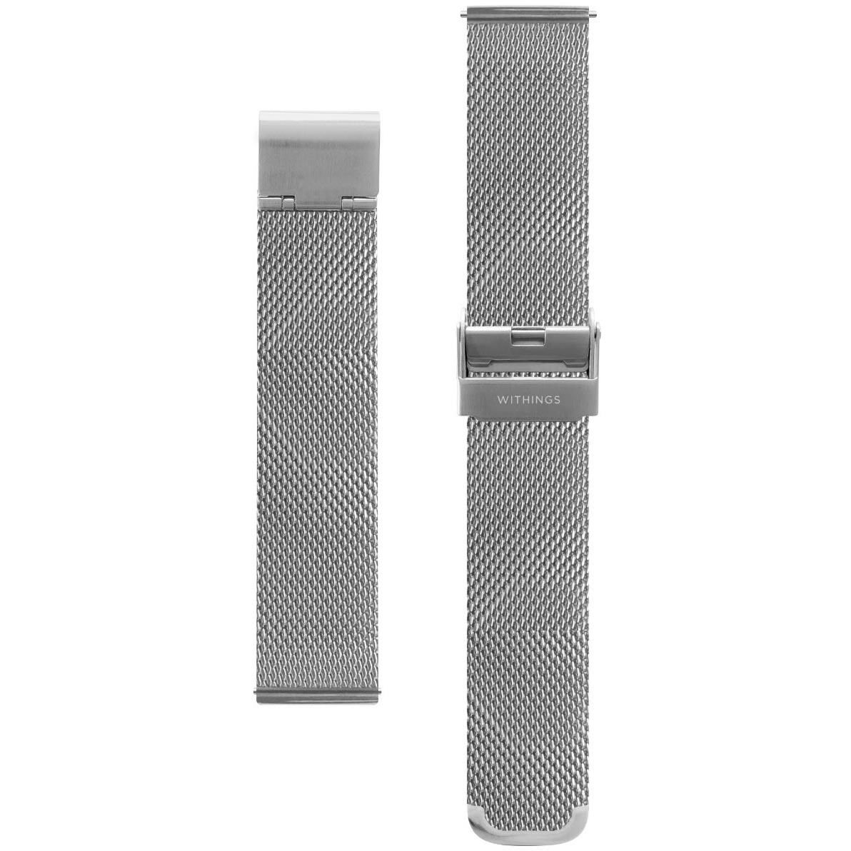 Withings Milanese Mesh Band 18mm (Silver)