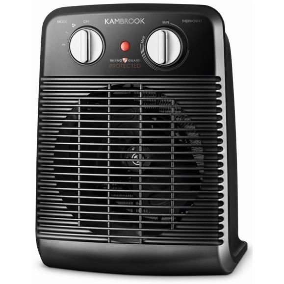 Kambrook 2400W Upright Electric Fan Heater