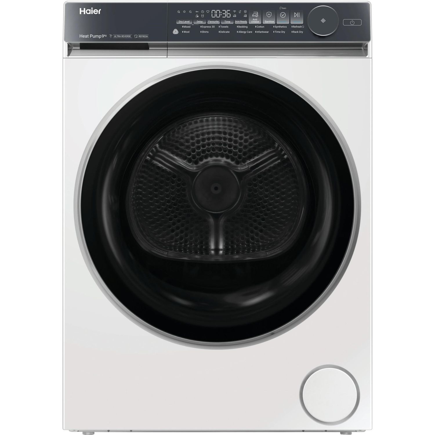 Haier HDHP90NW1 9kg 500 Series Heat Pump Dryer (White)