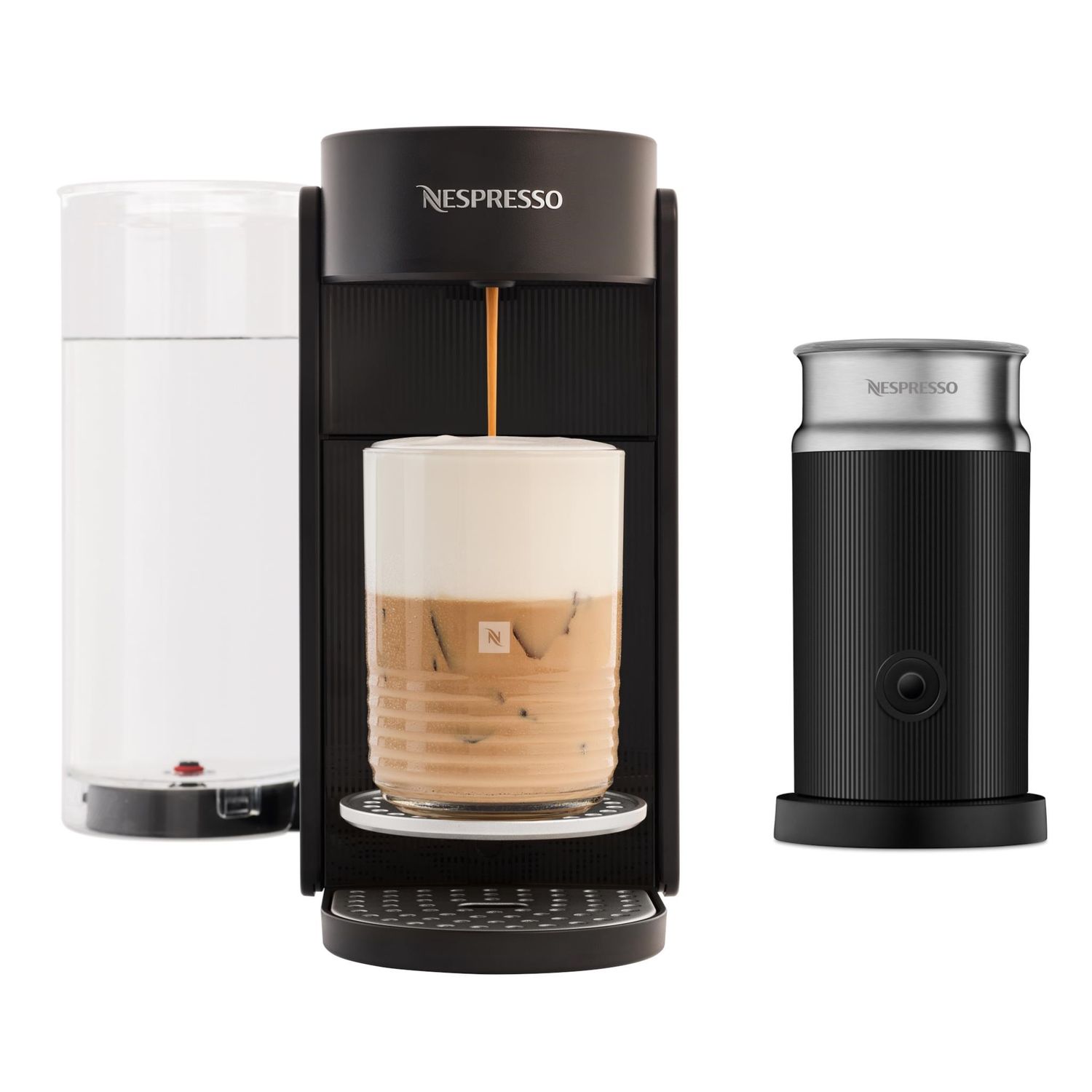 Breville Nespresso BNV650BLK Vertuo Up Bundle (Black)