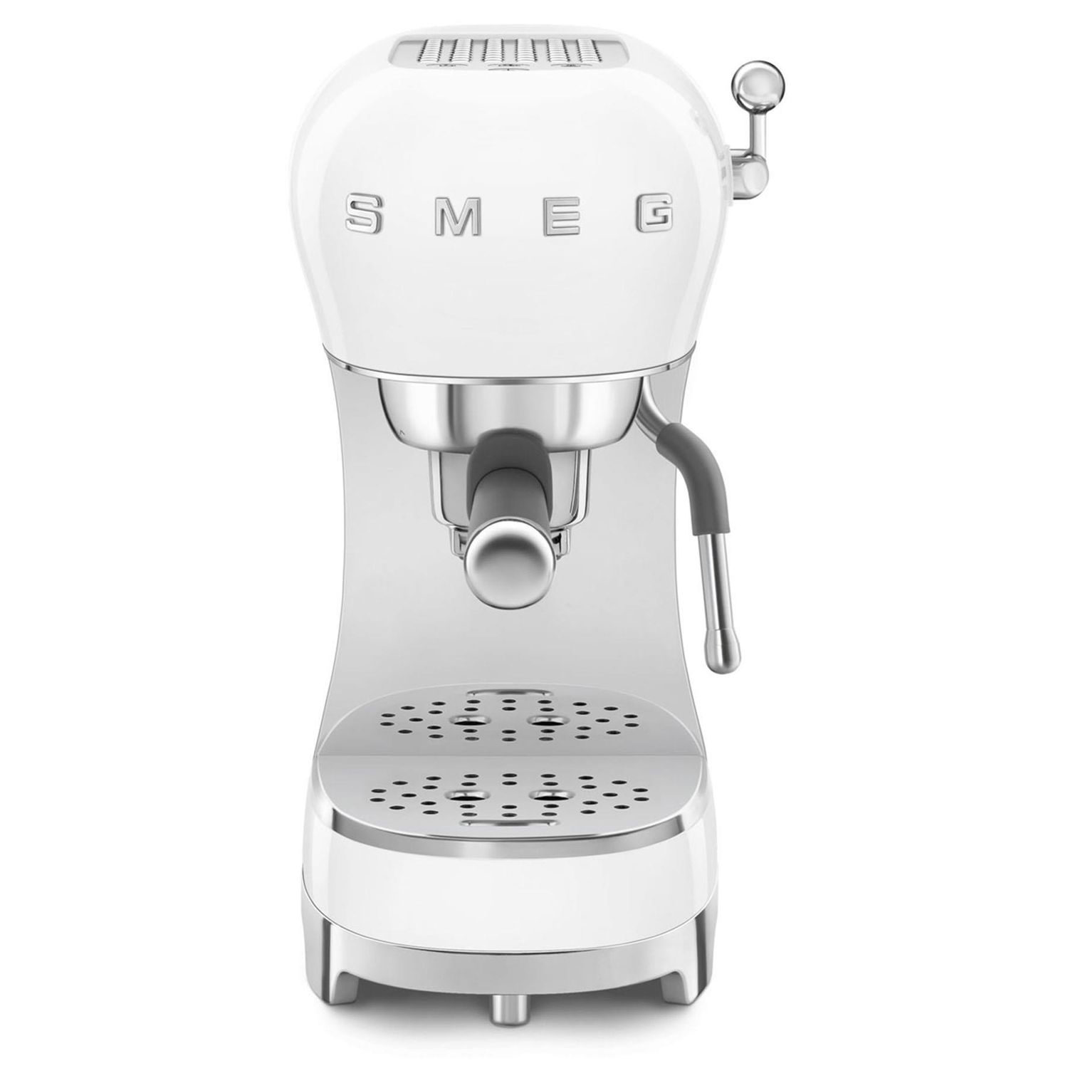 Smeg 50's Style Espresso Manual Coffee Machine (White)