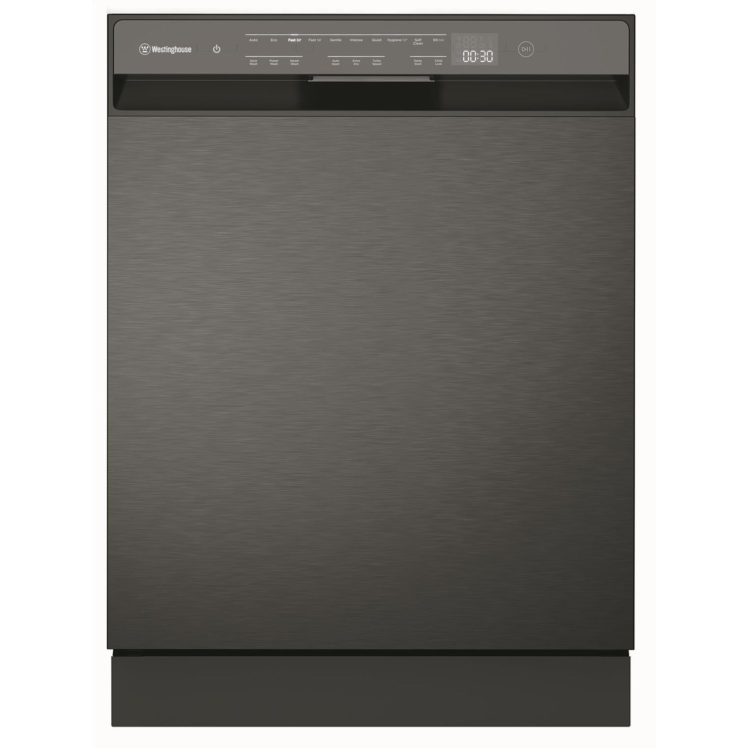 Westinghouse WSF6608KXC 15-Place Setting Freestanding Dishwasher (Black)