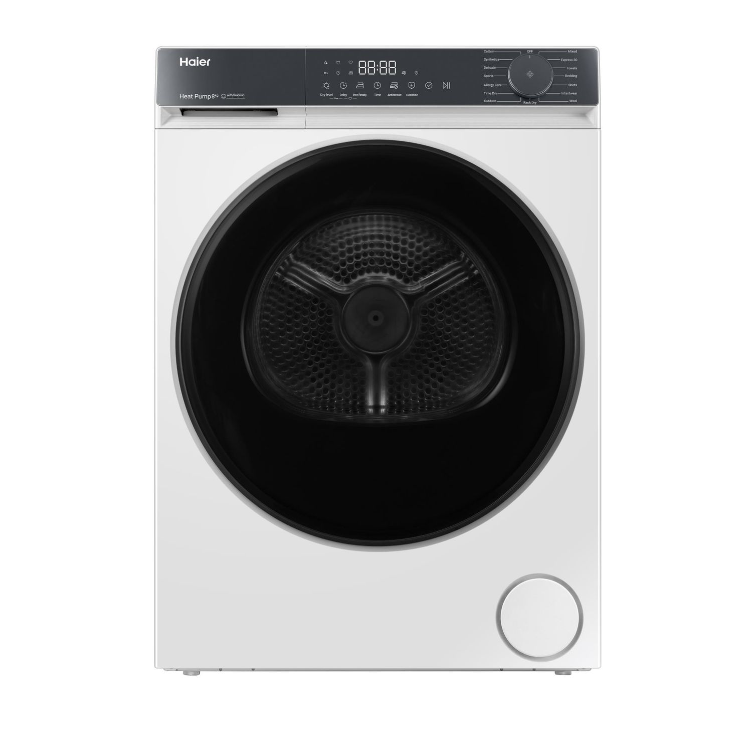 Haier HDHPS80KW1 300 Series 8kg Heat Pump Dryer (White)