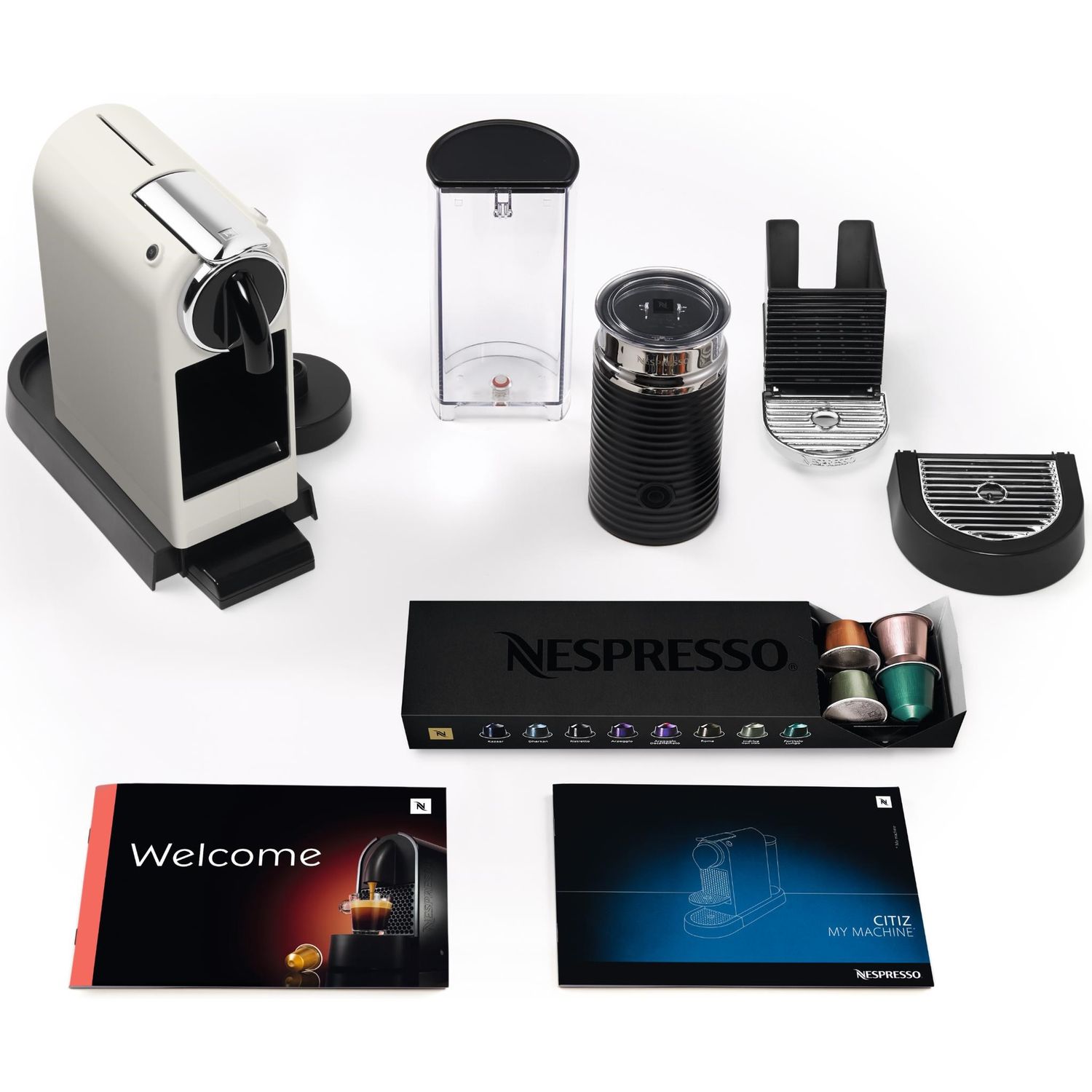 De'Longhi Nespresso Citiz &amp; Milk Coffee Machine (White)