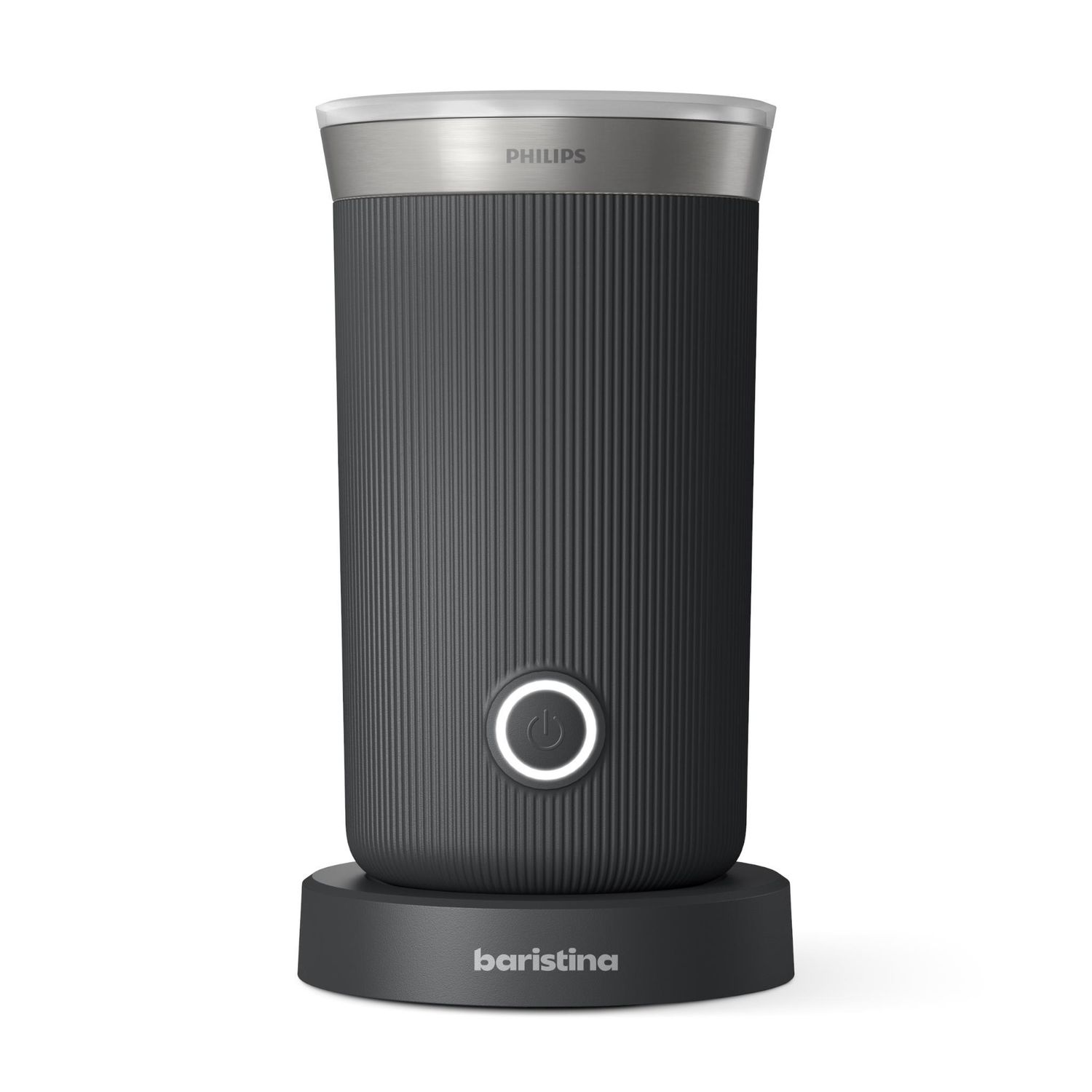 Philips Baristina Hot &amp; Cold Milk Frother (Silhouette Black)