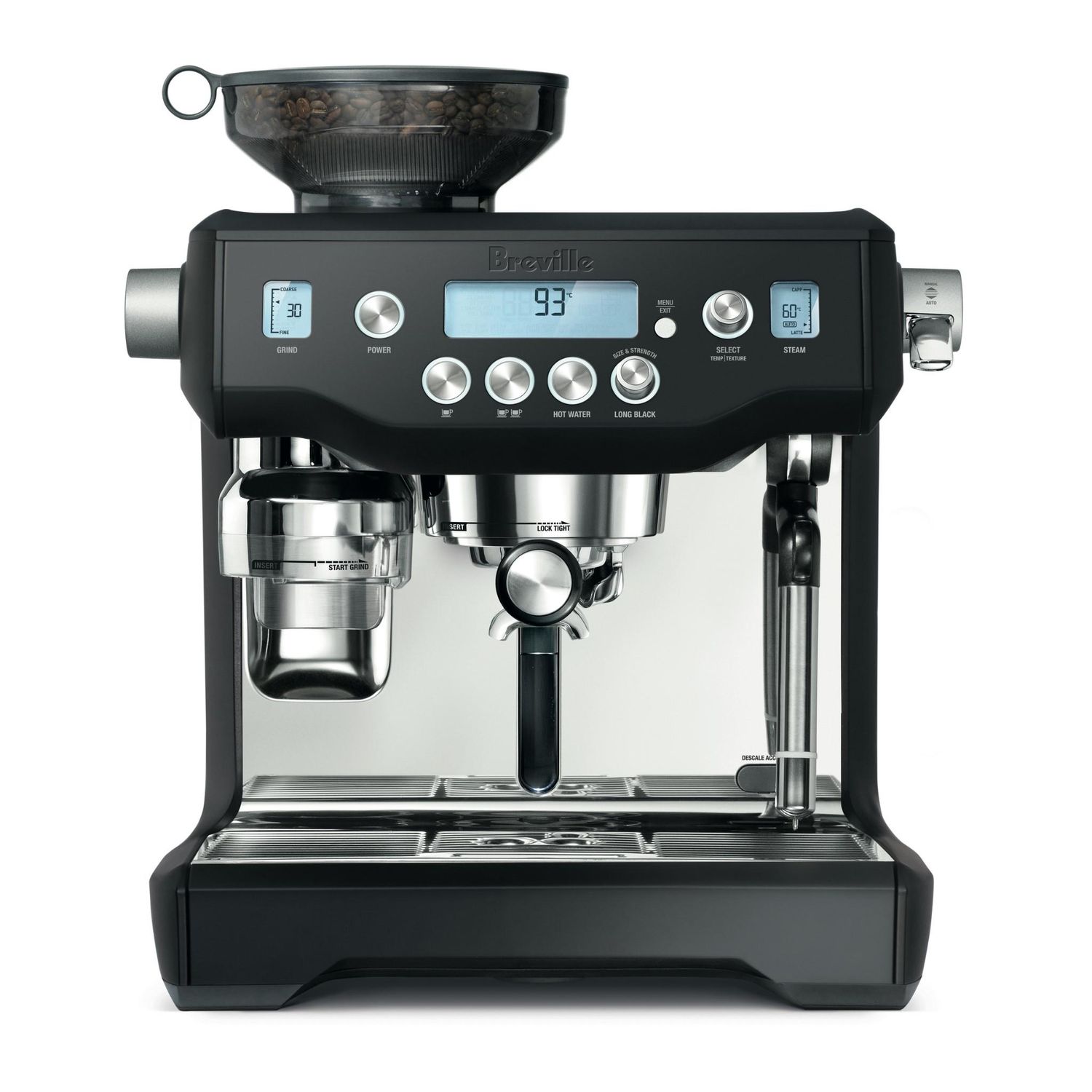 Breville the Oracle Manual Espresso Machine (Black Truffle)