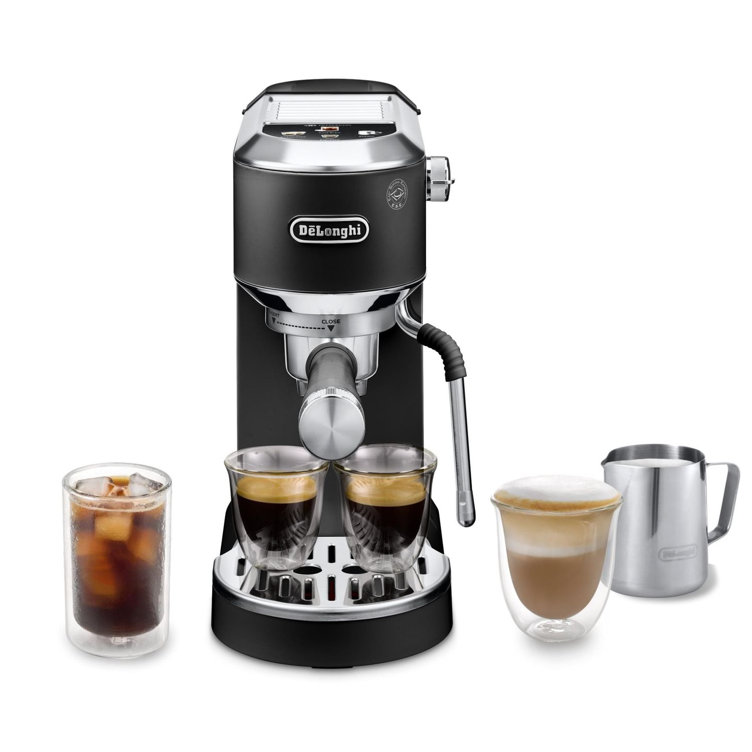 De'Longhi EC890BK Dedica Duo with Cold Brew Coffee Machine (Black)