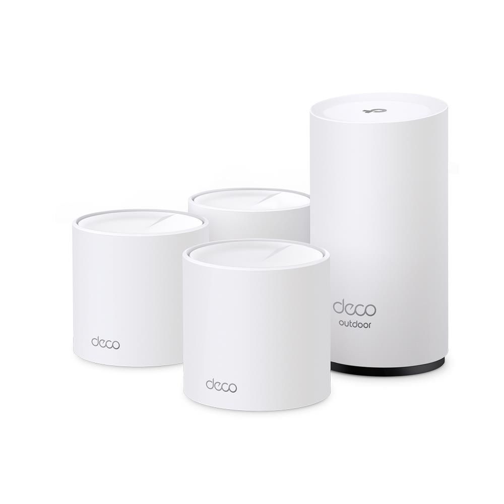 TP-Link Deco AX3000 Outdoor &amp; Indoor Whole Home Mesh Wi-Fi 6 System (4-pack)