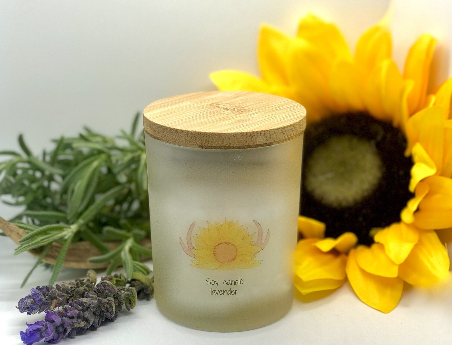Soy wax hand-poured candle
